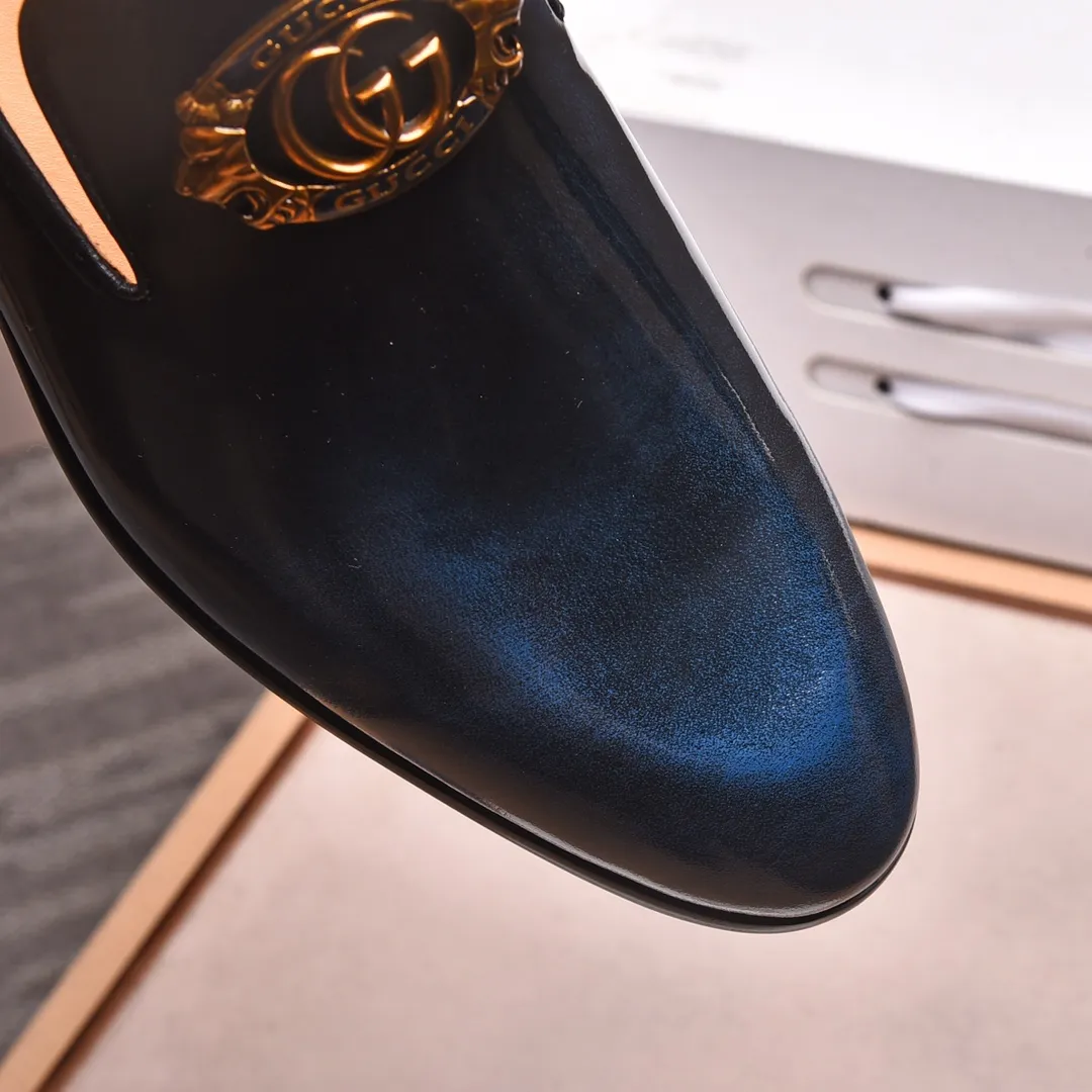 Men's shoes 💰540 📛📛Original (water-dyed cow lining) GUCCI official website formal shoes🌀 Italian 🇮🇹Imported cowhide➕Top imported water-dyed cowhide lining💋Finely handmade Original bottom, the real thing looks better when photographed in person Standard size 38-44